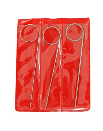 NEW MARK 3 Pcs Snake Sexing Gender Detector Round Tipped Probe Set. German Stainless Steel