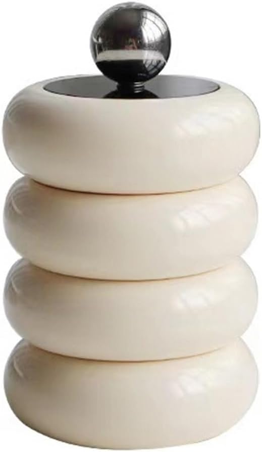 Toothpick Holder Household Toothpick Box Creative Dental Floss Can Cotton Swab Storage Box Cosmetics Desktop Decoration Ornaments Toothpick Dispenser Tooth Picks Container Case (Color : A, Size : L