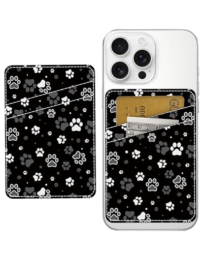 Porte-cartes de crédit pour étui de téléphone en cuir premium double poche raffinée