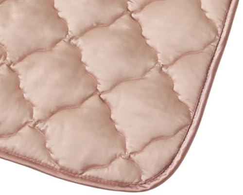 [グレイッシュピンク]シルクサテン敷きパッド | ひんやり 洗濯可能寝具 肌ケア 髪ケア 摩擦レス 快眠 オールシーズン 睡眠改善 肌質改善 ※北海道・沖縄・離島への配送不可