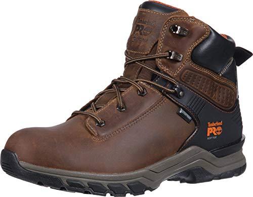 Image of Timberland PRO mens Hypercharge 6 inch Soft-toe Waterproof Industrial Work Boot