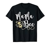 Birthday Bee Family Mama Bee Mom Mothers Gift for Women T-Shirt