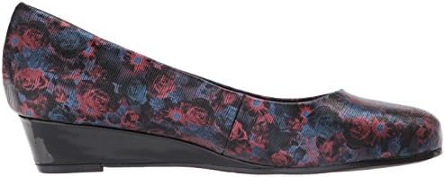 Trotters Women's Lauren Platform Pump, Navy Floral, 9 N US | Image 5
