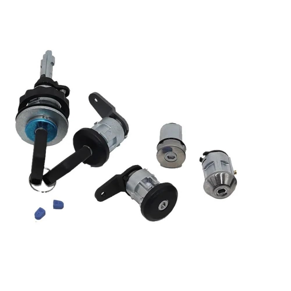 Pengnaqp One Color Ignition Barrel Compatible With Fiesta For Street 1996-2002 Door Lock Set Ignition Barrel 96Fga22050cg 96Fg-A22050-Cg(Set)