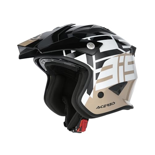 Casco Acerbis Helmet Jet Aria Trial 22.06 Negro Marrón Talla XL