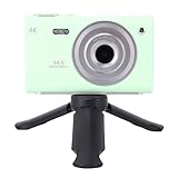 16-facher Zoom, 4K-Digitalkamera, 64 MP, Autofokus, Tragbare Vlog-Kamera für Live-Streaming, Jugendliche, 32 GB–128 GB (Green)