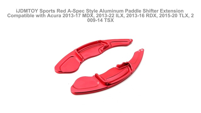 Amazon.com: iJDMTOY Sports Red A-Spec Style Aluminum Larger Paddle