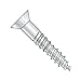 #4 x 3/8" Wood Screws/Phillips/Flat Head/Steel/Zinc (Carton: 10,000 pcs)