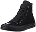 Converse Mens Chuck Taylor All Star High Top, 7.5 B(M) US Women / 5.5 D(M) US Men, Black Monochrome