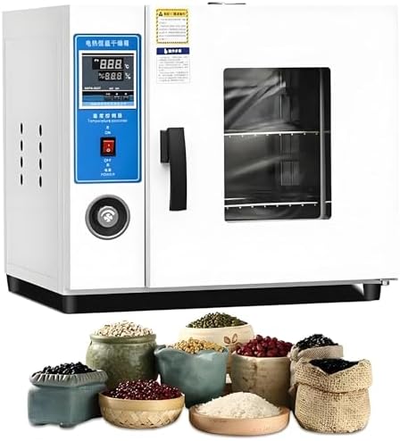 15L Vacuum Drying Oven for Lab - Digital Controller & Vacuum Gauge, Galvanized Liner for Efficient Drying & Heat Treatment of Laboratory Items