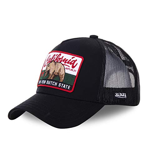 Von Dutch California Oso marrón Trucker - Gorra negra para hombre Negro
 Talla única