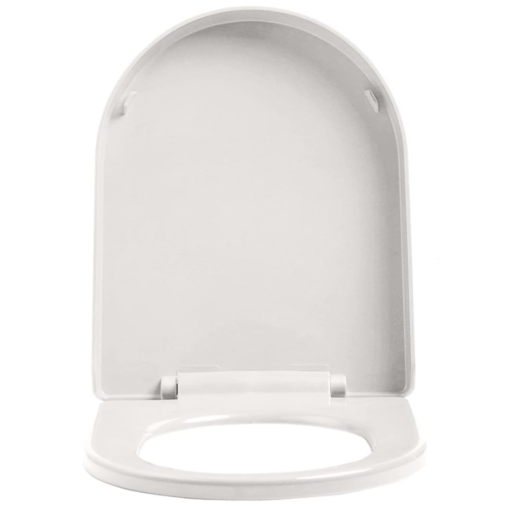 Ldhsjh White Quiet, Durableeasyclean, Adjustable, Lightweight, Portable, User-Friendly, Compact, Slow, Close, Elongated, Shaped, Toilet, Seat, Slamming