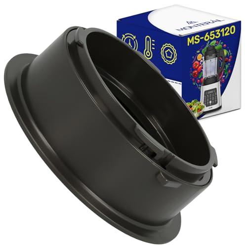 MONTERAL Ghiera Boccale Base per Blender Frullatore con Codice Originale MS-653120 per Moulinex per Tefal per Krups - Garanzia di 10 Anni