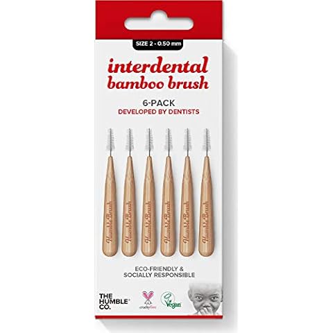 The Humble Co Red Bamboo Interdental Brush, Size 2, Pack of 1 Cover