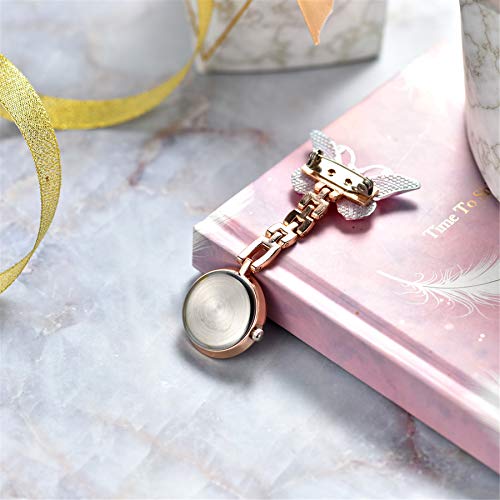 Image of Aroncent Nurse Fob Watch Collection: Medical Professional Lapel Pin-On Pocket Watches with Second Hand - Various Styles and Colors for Healthcare Workers