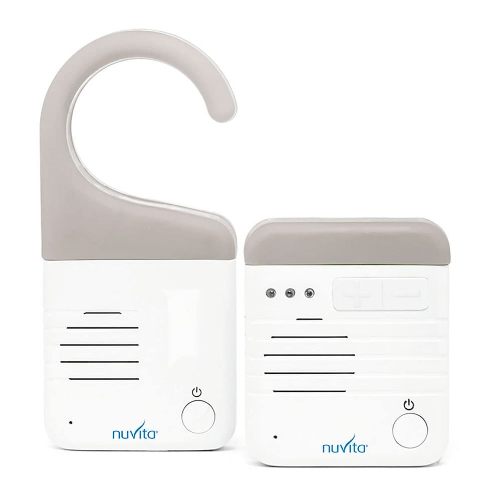 Nuvita 3010 Quadryo1 Audio Baby Monitor Wireless – 32 Canali, VOX, Alimentazione USB, Design Italiano, Garanzia 24 Mesi