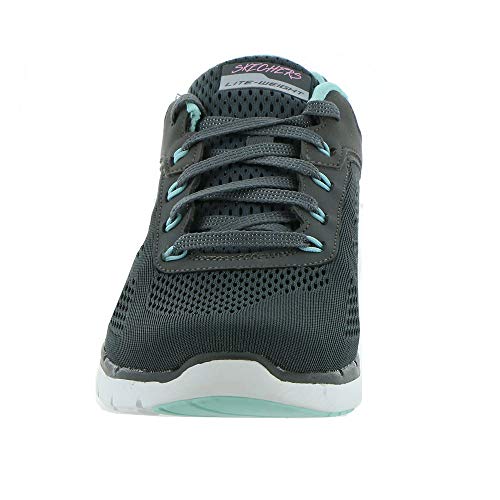 Image of Skechers Women Flex Appeal 3.0 Steady Move Lace Up Shoe