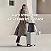 Rolltop Backpack for Men Women, Lightweight,PU Waterproof Bag Laptop Backpack Fits 16 inch Laptop Large Capacity Adjustable 23L for Travel Sports Work University Camping School Season,Black