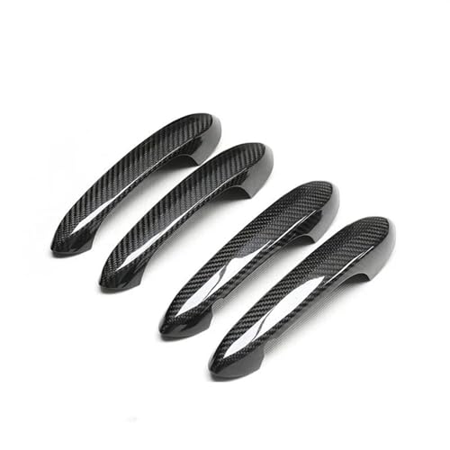 Manija de puerta de fibra de carbono para BMW G20 G30 X3 X5, elegancia exterior