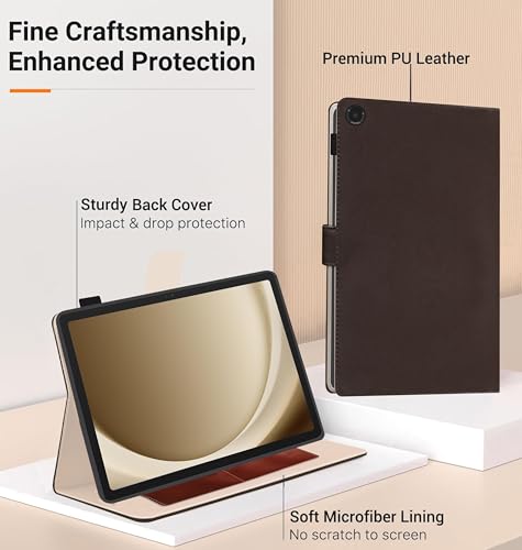Image of TGK Flip Cover for Samsung Galaxy Tab A11 Plus 11 Inch Case with Stylus Holder (Brown)