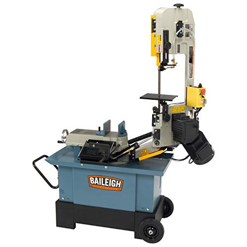 Baileigh BS-712MS Horizontal and Vertical Band Saw, 1-Phase 110/220V, 1hp Motor