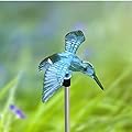 Outdoor Solar Garden Stake Light - Color Changing Decorative LED Stake Lamp In-ground Landscaping Lighting for Garden Patio Yard Lawn Pathway Flower Bed Decor Decorations Figurine Hummingbird