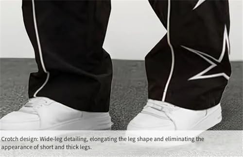 Men's Paratrooper Pants Sports Ice Silk Straight Work Lace-Up Loose Outdoor Pants4