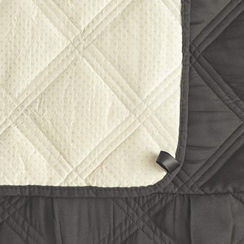 Recliner Chair Covers Waterproof With Non-Slip Furniture Protector Sofa Slipcover For Children Sofa Covers For Dogs (Dark Grey, 30'') #TOP4