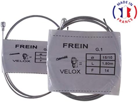 cyclingcolors Brown Brake Lever Set : Hoods + Cable + Teflon HOUSING + GUIDOLINE Handlebar Tape + Chromed END Cap Bike Vintage Fixie SINGLESPEED Road City Race Bicycle Cycle