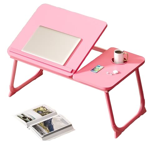 【2024 多機能 折畳みテーブル 5段階調節可能】 折りたたみ テーブル センターテーブル 一人暮らし ローテーブル パソコンデスク座卓 多機能 ちゃぶ台 机 学習 ベッド ソファ 食事 利用可 おしゃれ 55cm*32cm*25cm(ピンク)