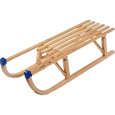 Colint Faltschlitten Davos 100 cm, Klappschlitten faltbar Schlitten Rodel Holzschlitten Holz DKS 63100 Cover