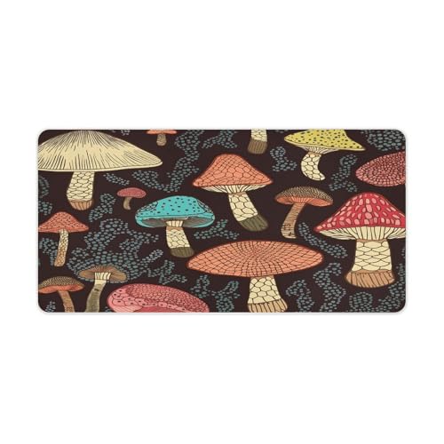Mushroom Desk Pad con Base Antideslizante de Goma miniatura 1