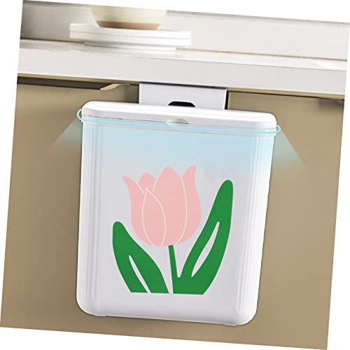 Cubo de basura rectangular decorativo para cocina miniatura 3