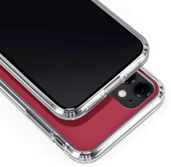 Skinit Clear Phone Case Compatible with iPhone 11 - Officially Licensed University of Oklahoma Sooners Red Design