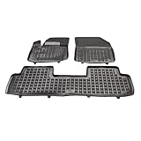 MTM Tapis de Sol pour Peugeot 5008 II 5 sieges 07.2017 2024 en Caoutchouc, Bac sur Mesure Antidérapant avec Rebords 5 cm, cod. 3D 8226