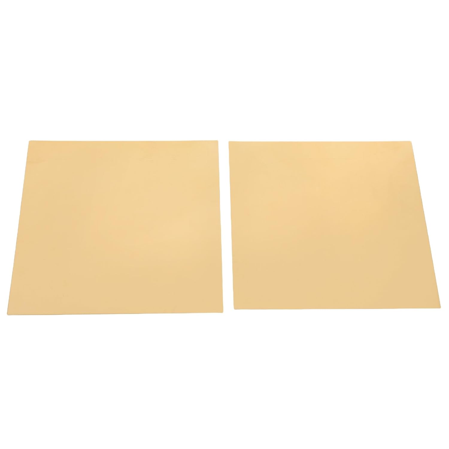 2pcs 0.5mm H62 Brass Plates 150x150mm Smooth Metal Sheets for Crafts Models Electrical Projects and DIY Industrial Use