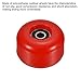 PATIKIL 54mm Skateboard Wheel with Bearings ABEC-9, 4 Pack Street Wheels for Skateboards Cruiser Wheel Replacement 85A, Red