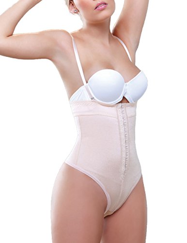 Vedette Womens 906 Julie Strapless Thong Shapewear (S (34), Nude) #TOP6