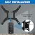 Mount-It! TV Wall Mount for Small to Mid Size TVs, Fits 32 to 50 Inch Screens, 75 100 200 mm VESA Compatible, Low-Profile Slim Design with Tilting and Swivel Motion, 44lb Capacity