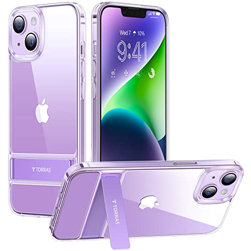 TORRAS MoonClimber for iPhone 14 Plus Case 3 Stand Ways Non Yellowing