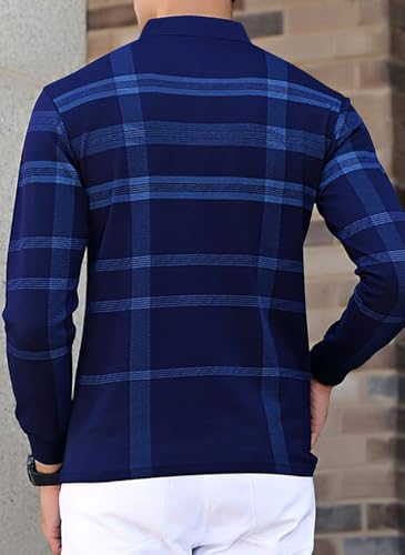 Image of Noble Monk Men's Polo Neck Full Sleeves T-Shirt | Causal Tshirt for Men