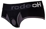 RodeoH Brief+ Underwear (Harness Packer) Black/Gray (S = 30-32)