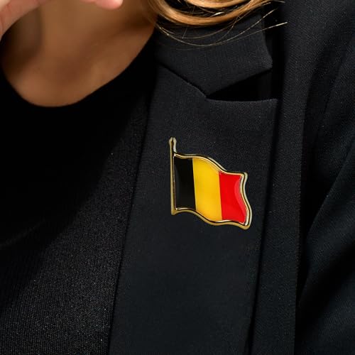Image of Country Flag Brooch Metal Alloy Souvenir Pin Shirt Hat Backpack Jewelry Accessories Decoration Party Christmas Gift Badge International Travel Pin