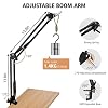 HyperX QuadCast Boom Arm with Mic Wall Mount
