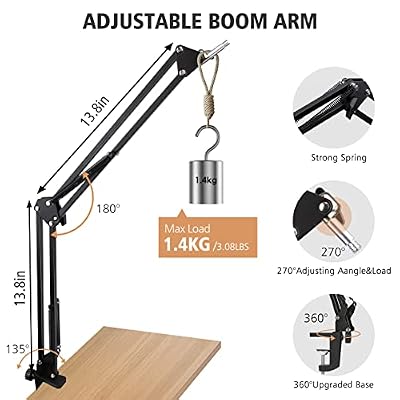 HyperX QuadCast Boom Arm with Mic Wall Mount