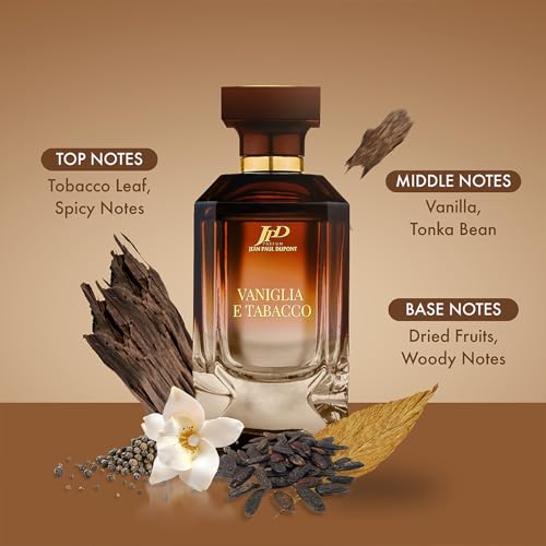 Image of Jean Paul Dupont (JPD) Vaniglia E Tabacco | Prive Collection | Luxury Perfume for Men and Women with Amber Tabacco and Spicy notes Eau de Parfum Unisex 100ml