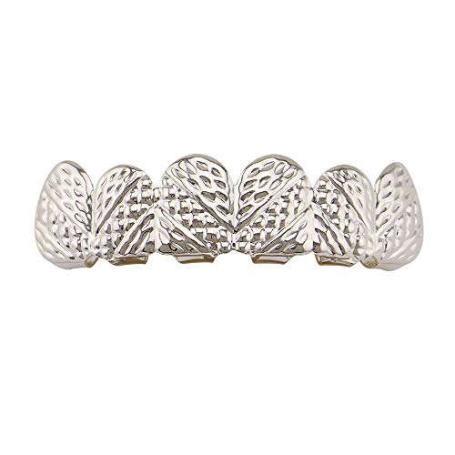 Juego de Grillz para Dientes Hip Hop en Plata y Oro 18K miniatura 4