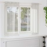 Matériau: Polyester INLIFE Rideau en Voile 2 pcs Crème 175 x 140 cm Polyester-4107988