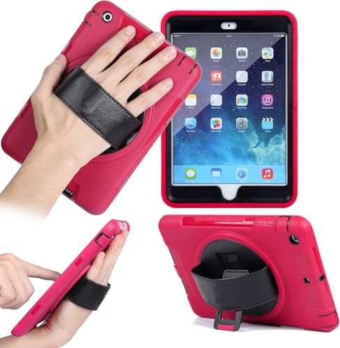Coque iPad Air 1 9.7" robuste avec dragonne pour sécuriser votre tablette en voyage et au travail