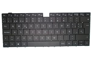 Keyboard for Huawei MateBook D 15 AMD Boh-WAQ9R Black Spanish SP with Backlit